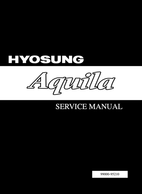 Product picture Hyosung GV125 Aquila Repair Manual (1998-2005)