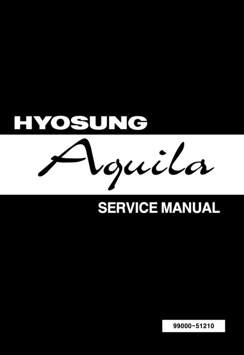 Product picture Hyosung GV650 Aquila Repair Manual (2006-now)