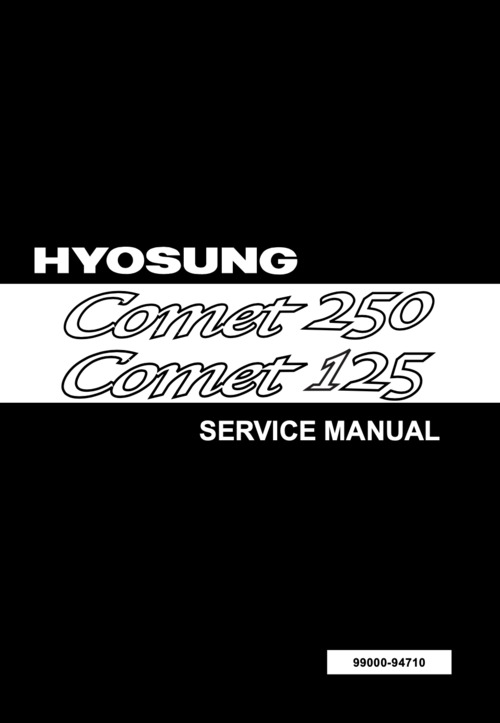 Product picture Hyosung GT125/GT250 Comet Repair Manual (2002-05)