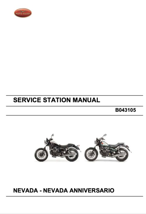 Product picture Moto Guzzi Nevada 750 Anniversario Repair Manual (2010-13)